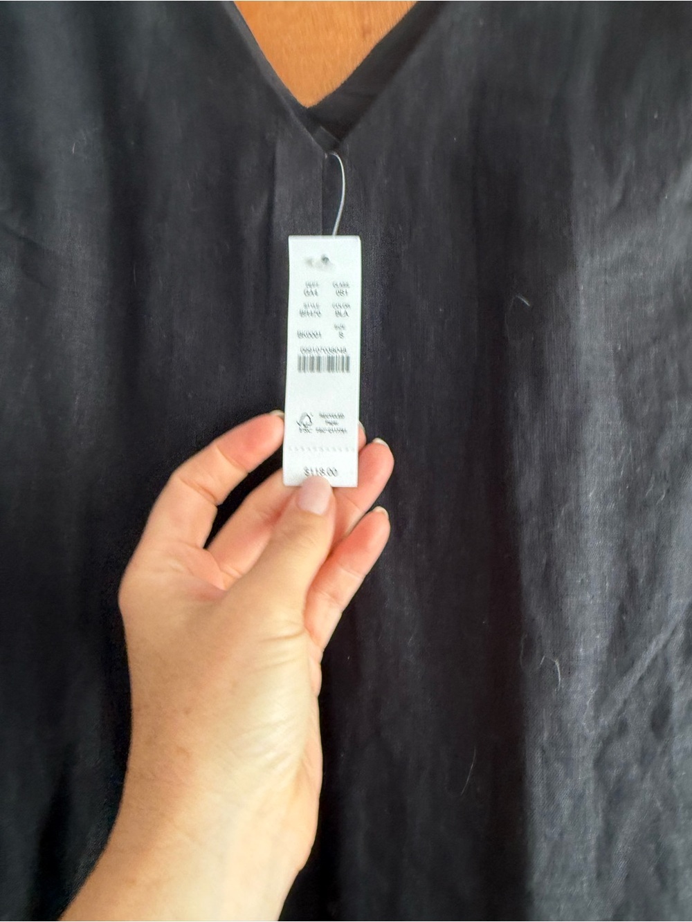 J. Crew Black Maxine Linen Dress - Picture 2 of 4